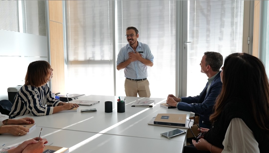 Clase presencial en la empresa